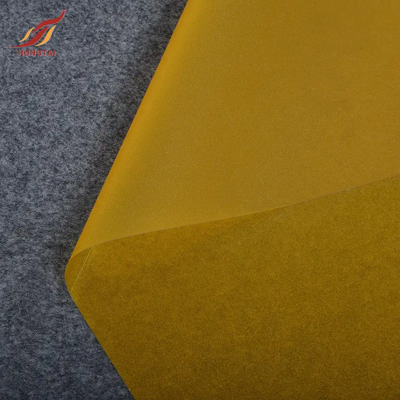 1.22m yellow sparkle frosted window sticker 7