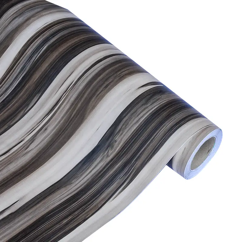 stripe wood texture film self adhesive decor film 8