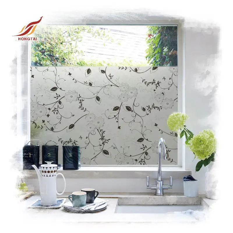 PVC static sticker frosted privacy protection glass window 3