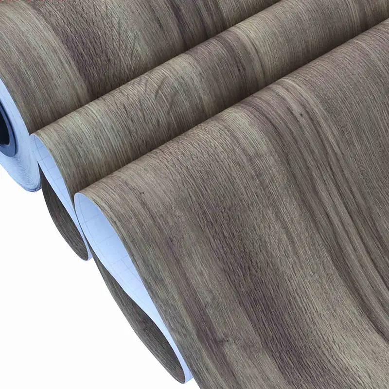 Factory sale PVC Wood Grain vinyl furniture foil 3