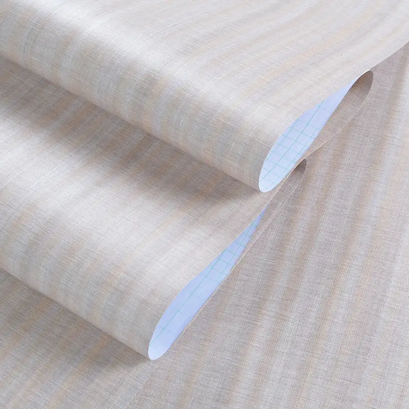 Feuille de meubles en vinyle PVC Grain de bois de vente d'usine 7