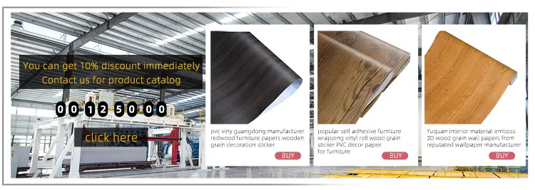 Brand Wood Grain Vinyl Supplier 6