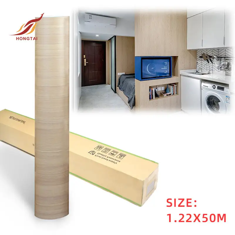 furniture cabinet door decorative wood grain vinyl film 4