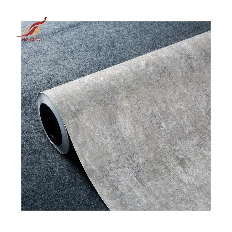 натурально-серые бетонные обои цементно-струйная виниловая пленка 5