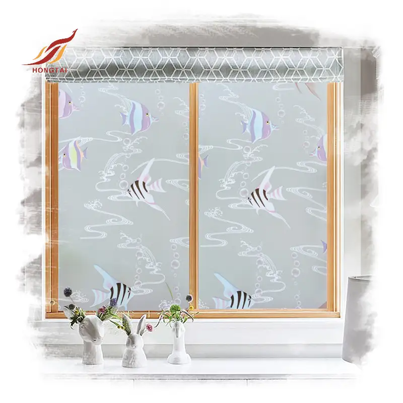 static cling glass decal film window privacy stickers 2