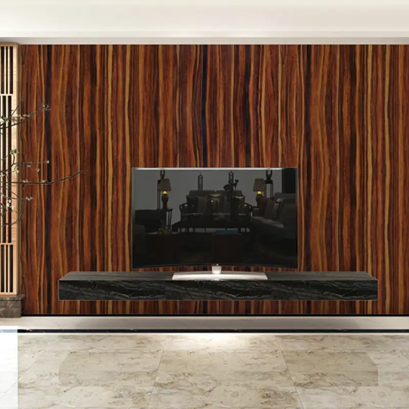 Film de décor de grain de bois pour la décoration de bureau de meubles 5