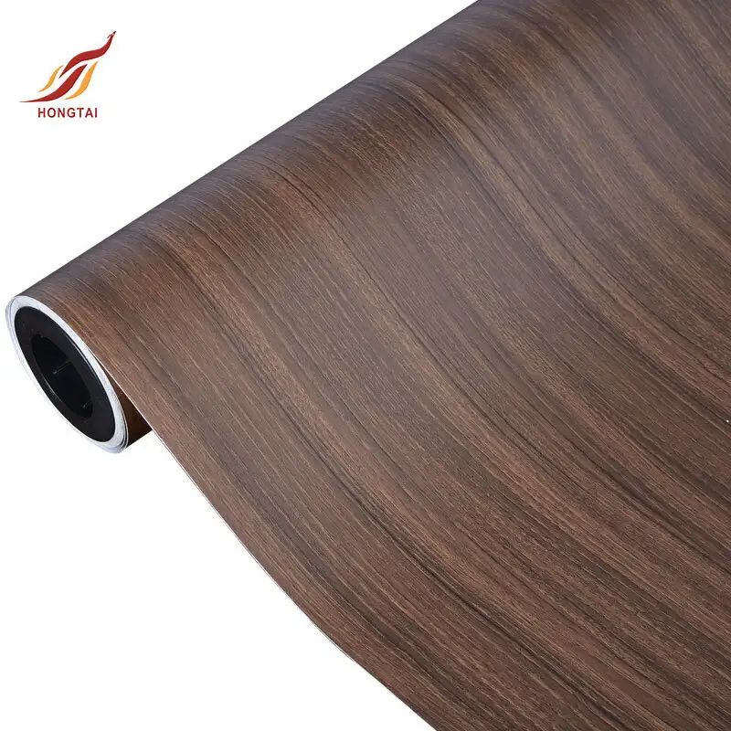 adhesive PVC wood grain vinyl wrap decorative film 3