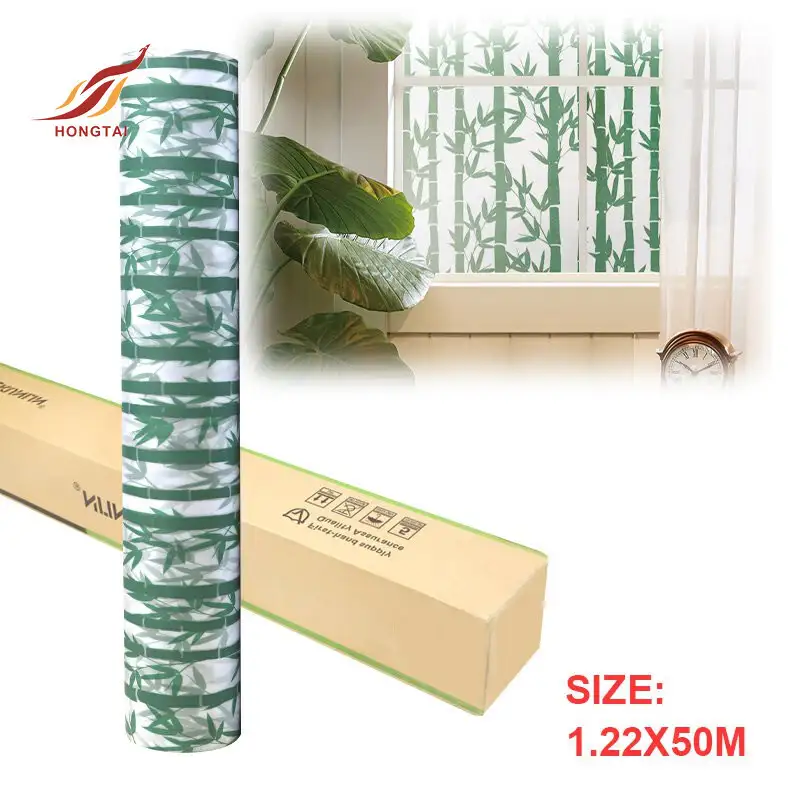 flowers decorative glass films for window privacy frost 4