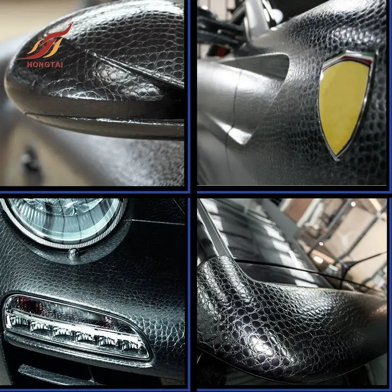 luxury snake leather textured car vinyl stickers 7