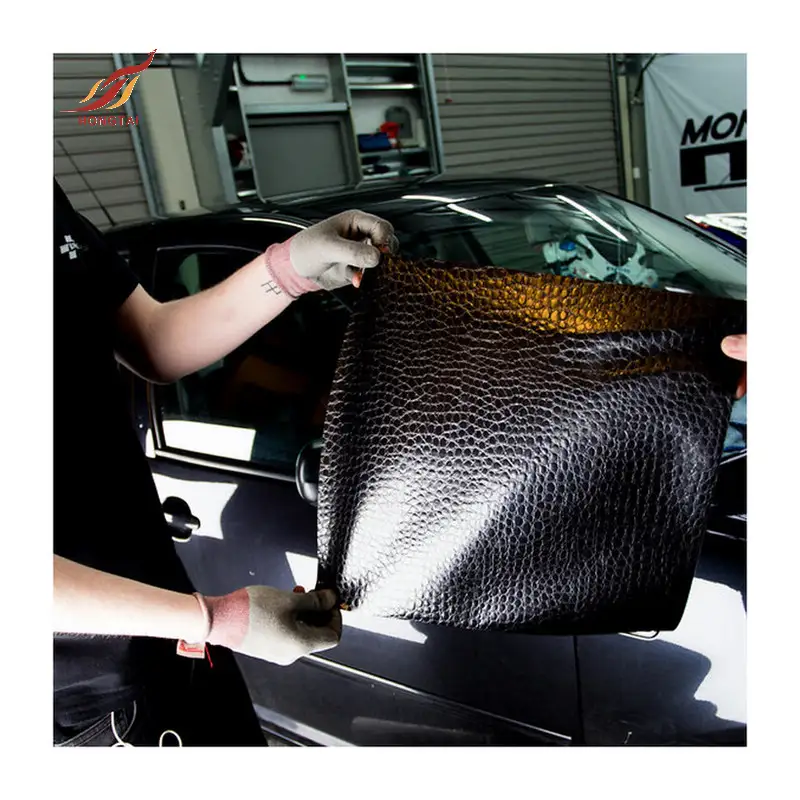 mobil laminering svart vinyl bil konstläder vinyl 1