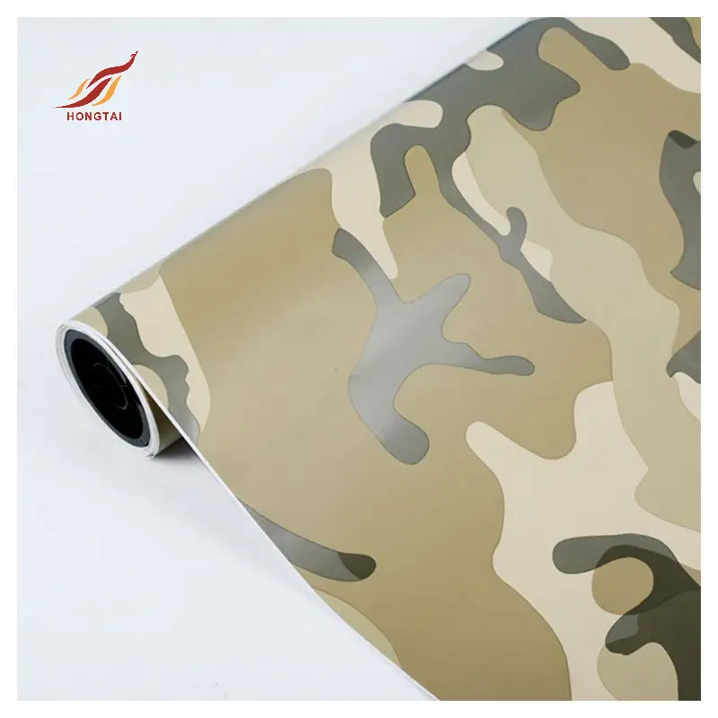 300 micron camo vinyl car camouflage wrapping film 3