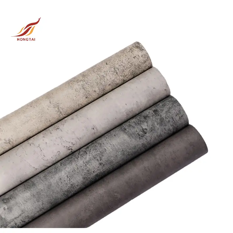 plaster vinyl concrete grey cement wall paper rolls 6