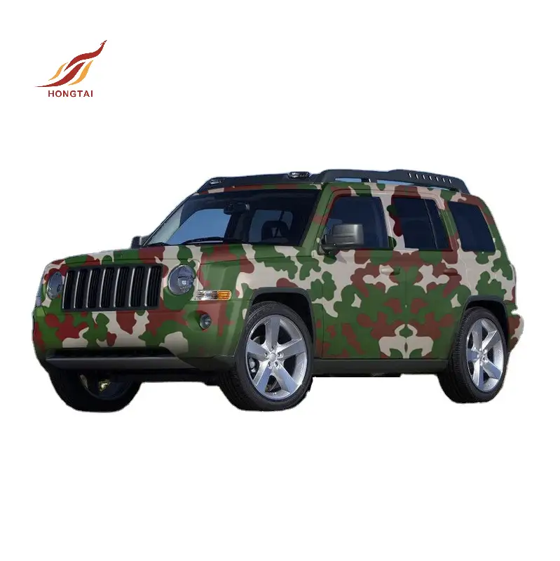 custom digital printing military camo car wrap vinyl 7