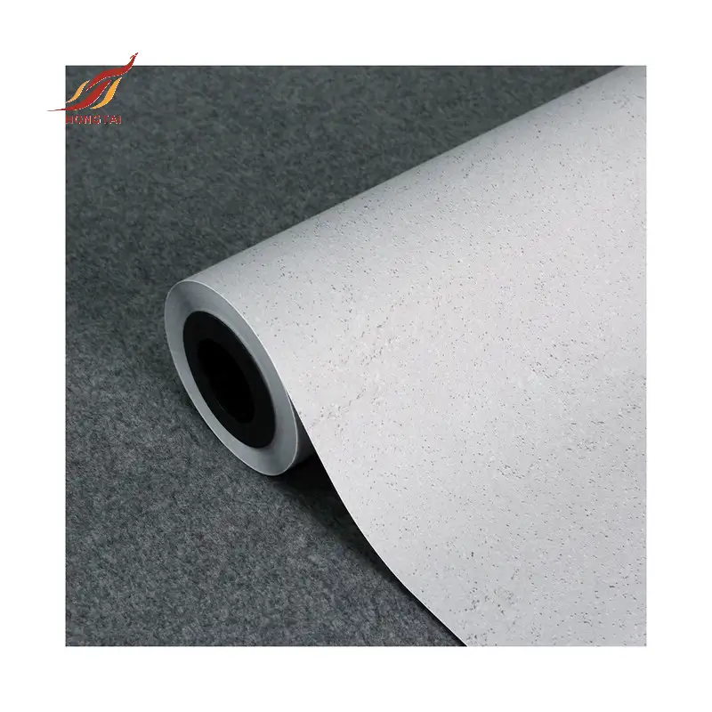 Películas de papel de vinilo de cemento de pared de pvc para decoración del hogar 7