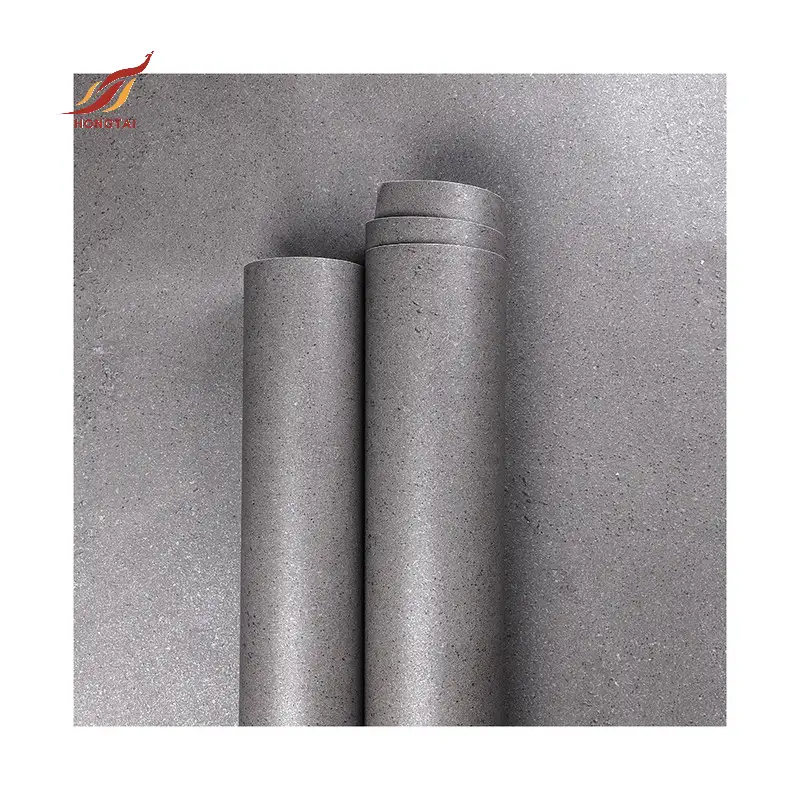 Películas de papel de vinilo de cemento de pared de pvc para decoración del hogar 8