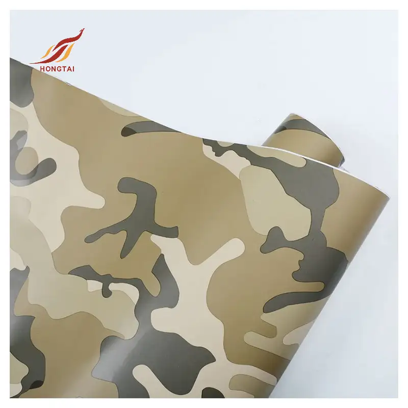 L'autocollant de l'armée automobile enveloppe le vinyle d'enveloppe de voiture de camouflage 8