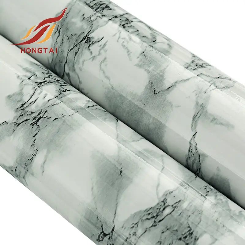 3D marmor textur PVC film dekoration vinyl rulle 8
