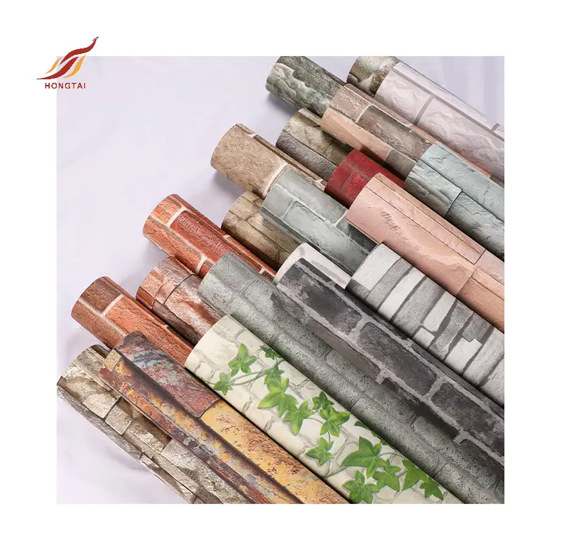 برچسب دیوار خاکستری اچ دی کاغذ دیواری اتاق آجری سه بعدی 7