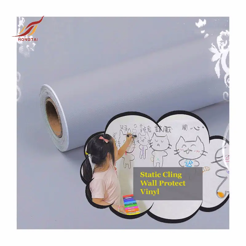 writable vinyl easy wipe off static cling wallpaper 1
