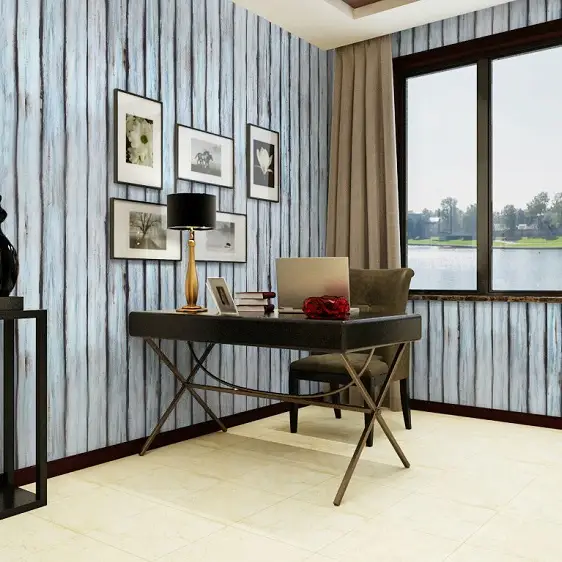Home adhesive wood grain pvc furniture laminate film 1