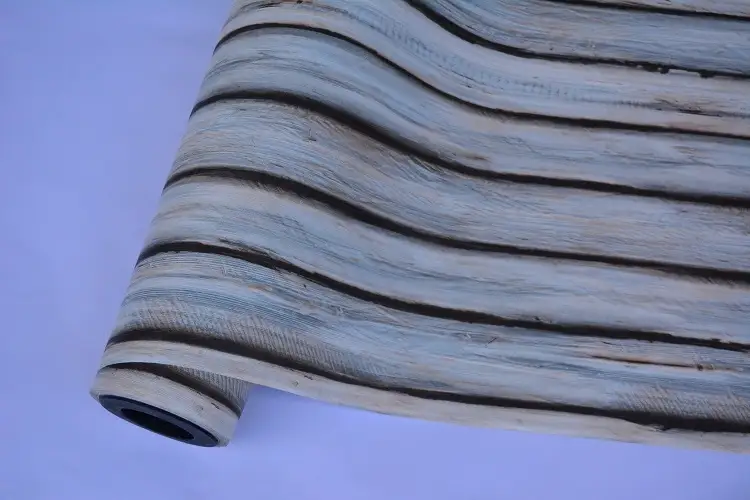 Home adhesive wood grain pvc furniture laminate film 7
