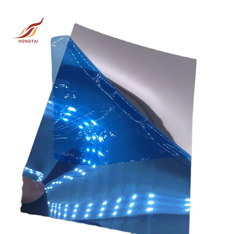 väggdekor plastspeglar krom vinyl reflektionsfilmer 4