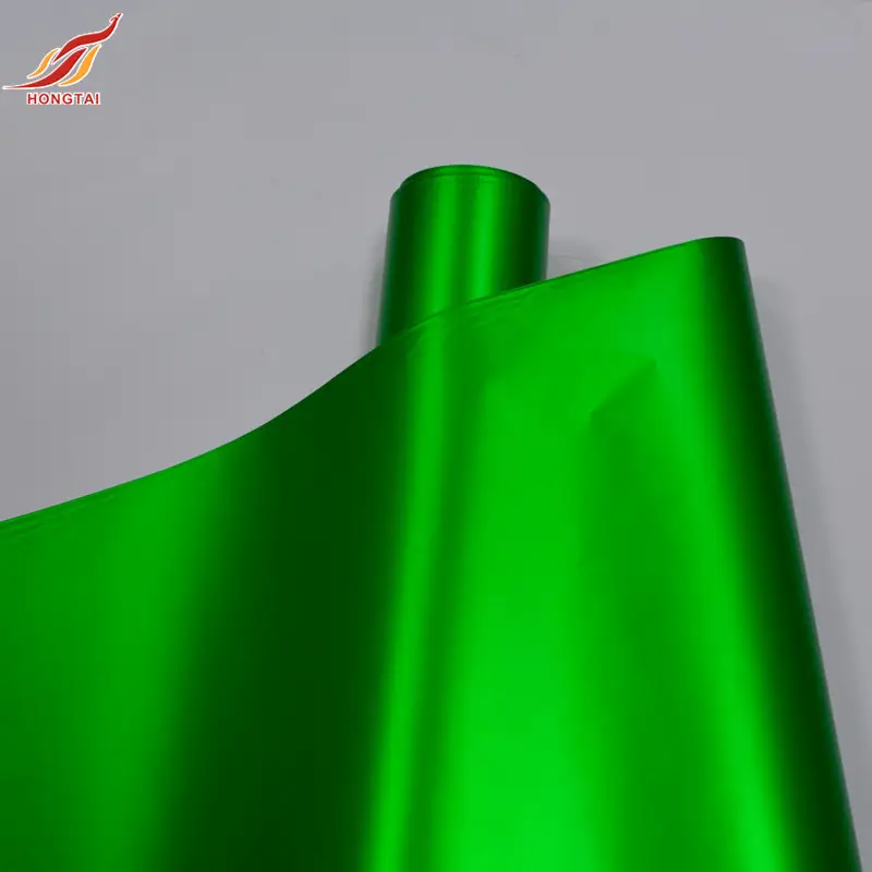 Автомобильная виниловая пленка Matt Chrome Green Metallic Wrap 4