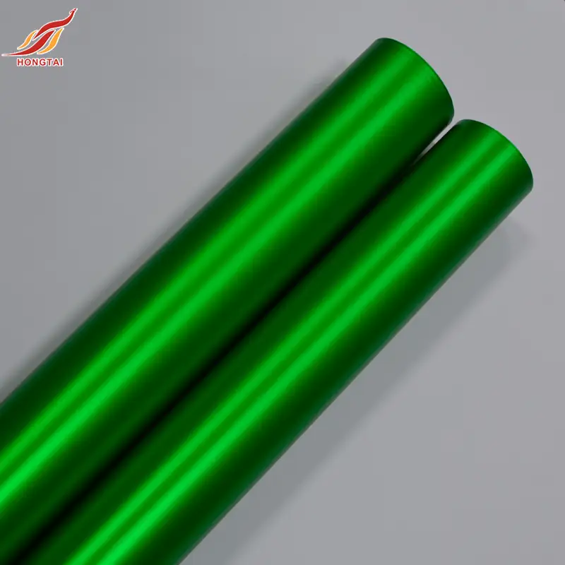 Matt Chrome Green Car Vinyl Wrap Metallic Wrap 6
