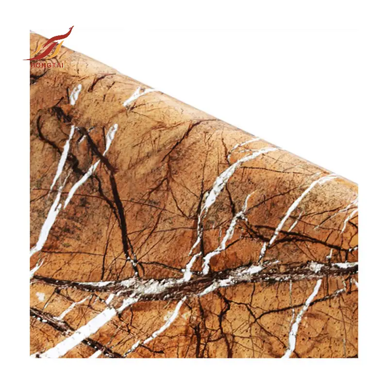 decorative autumn brown marble oilproof film 8