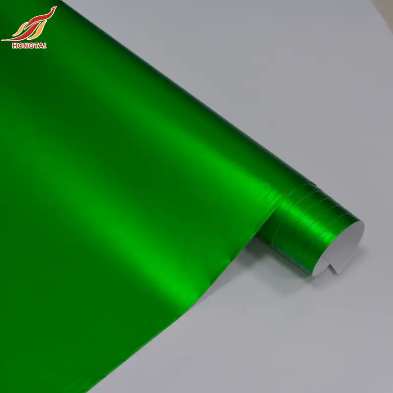 Автомобильная виниловая пленка Matt Chrome Green Metallic Wrap 7