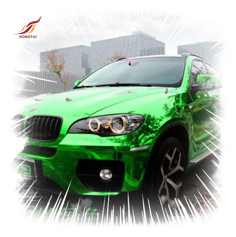 Автомобильная виниловая пленка Matt Chrome Green Metallic Wrap 8