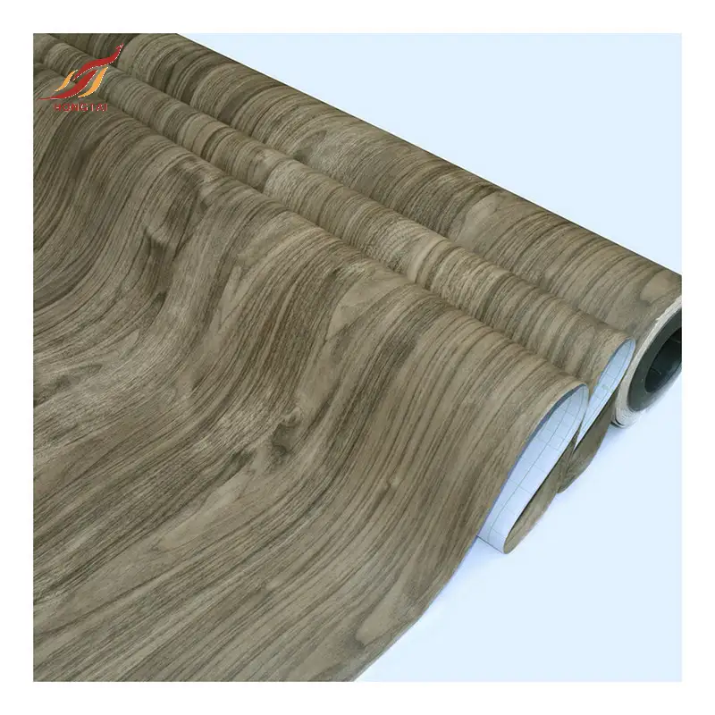 dekorative Holzmaserung PVC-Laminierungsfolie Möbelvinyl 8