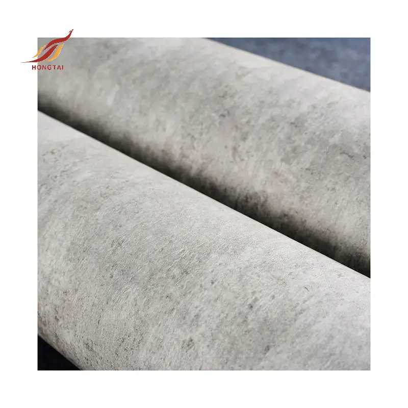 usine de vinyle en béton décor de salon en ciment gris 4