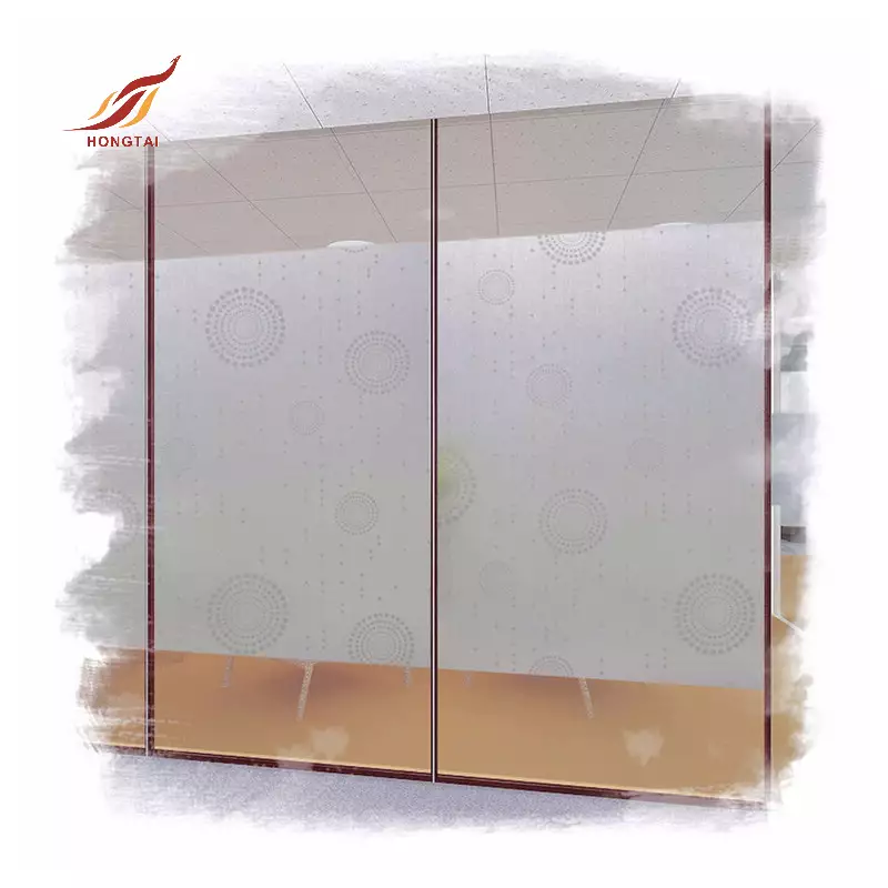 стеклянная дверь в ванную комнату, ПВХ, уединение, матовая виниловая наклейка 7