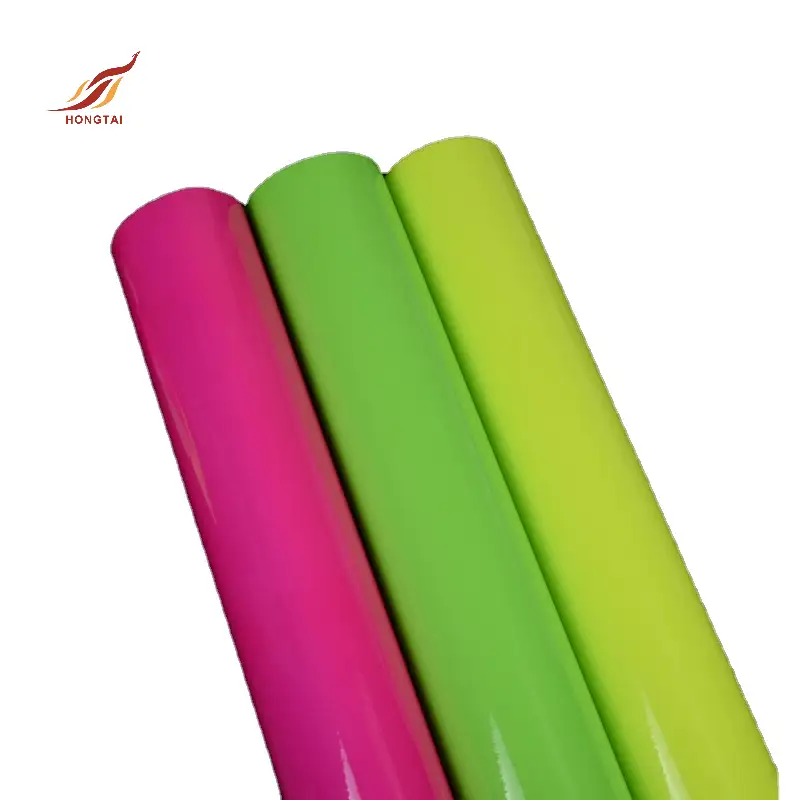 waterproof fluorescence sticker color fluorescent vinyl 4