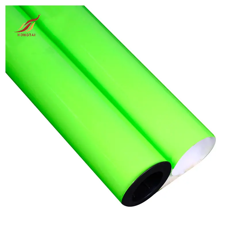 Brand Fluorescent Yellow Vinyl Roll Factory 6