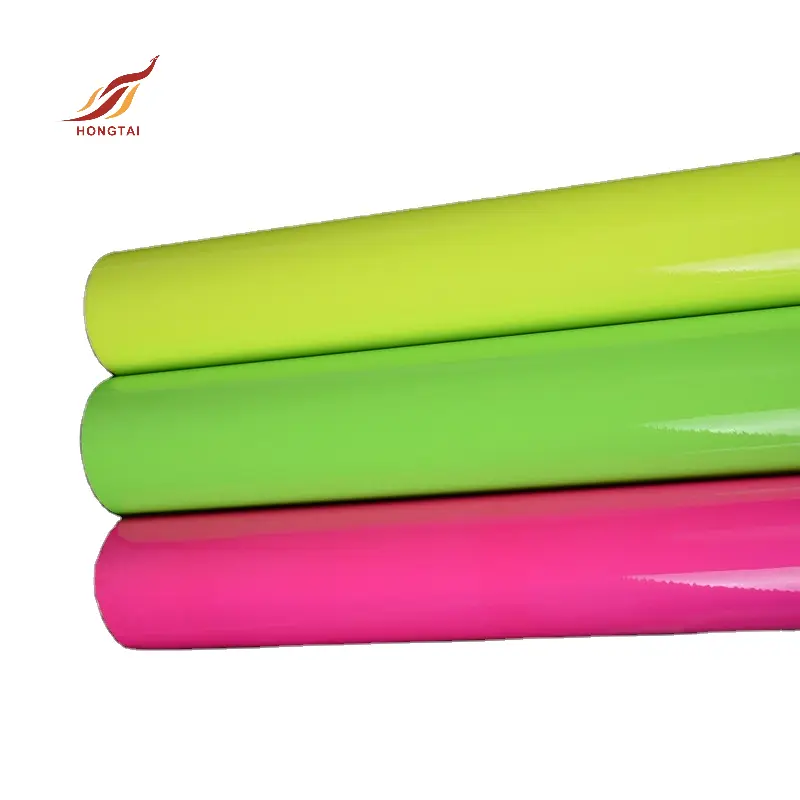 Brand Fluorescent Yellow Vinyl Roll Factory 7