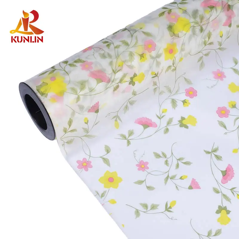 pencetakan warna jendela stiker kaca vinyl film roll 1