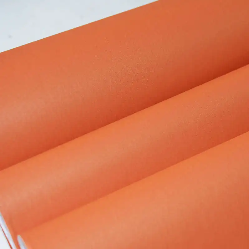 Orange wrap vinyl film furniture decoration solid foil 1