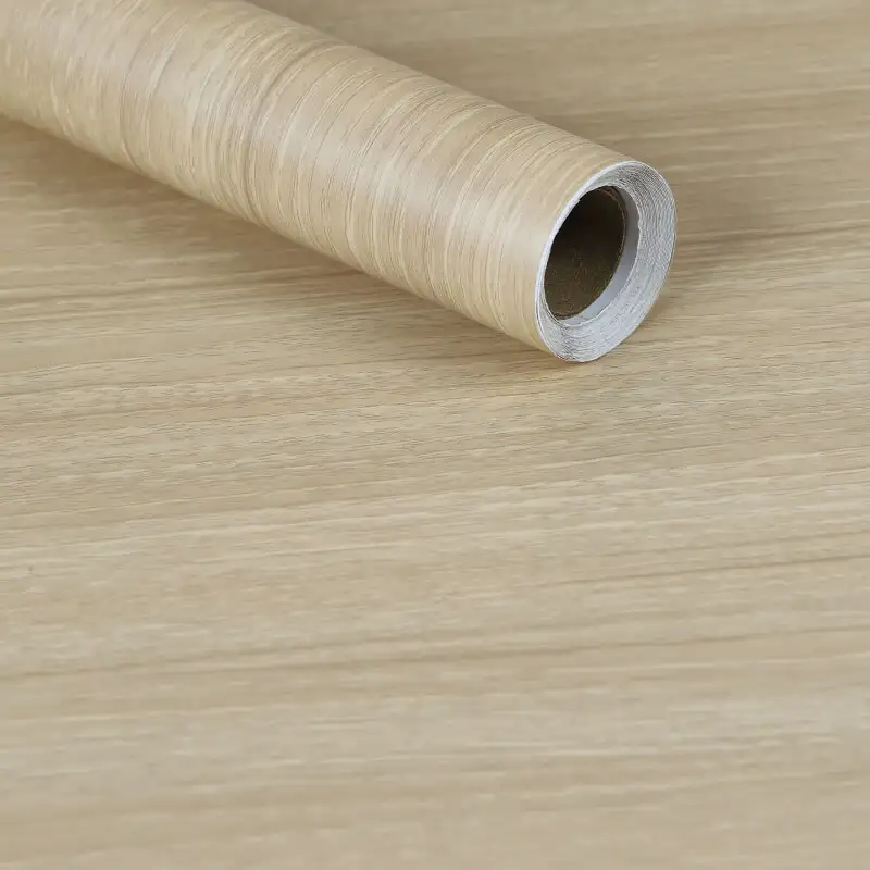 KL6106 1.22 * 50 m papel tapiz de película decorativa de vinilo de grano de madera 3