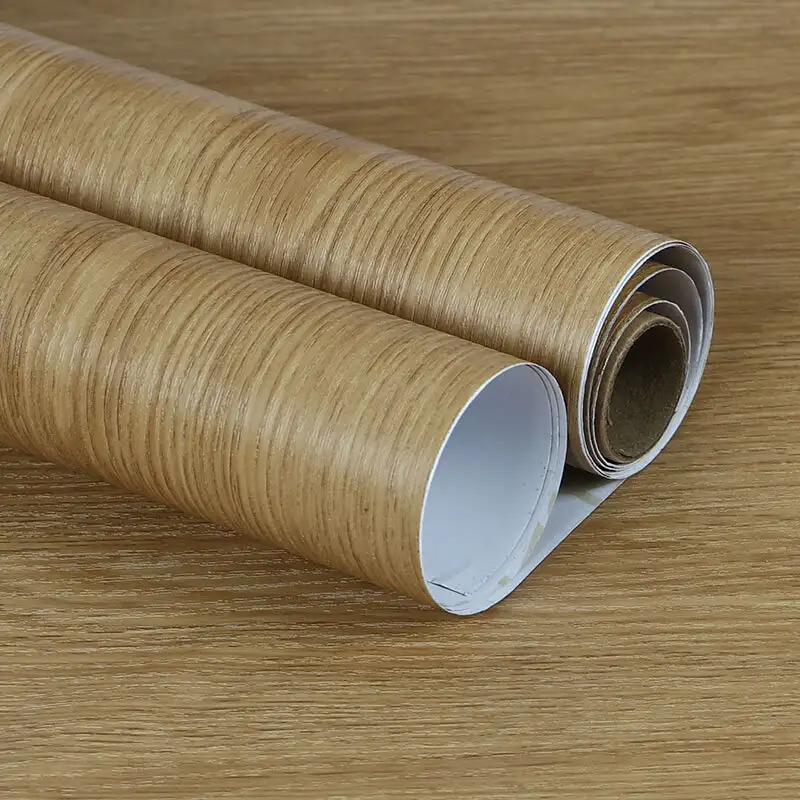 KL179 natural woodgrain kertas stiker wallpaper pvc kayu abu-abu 1