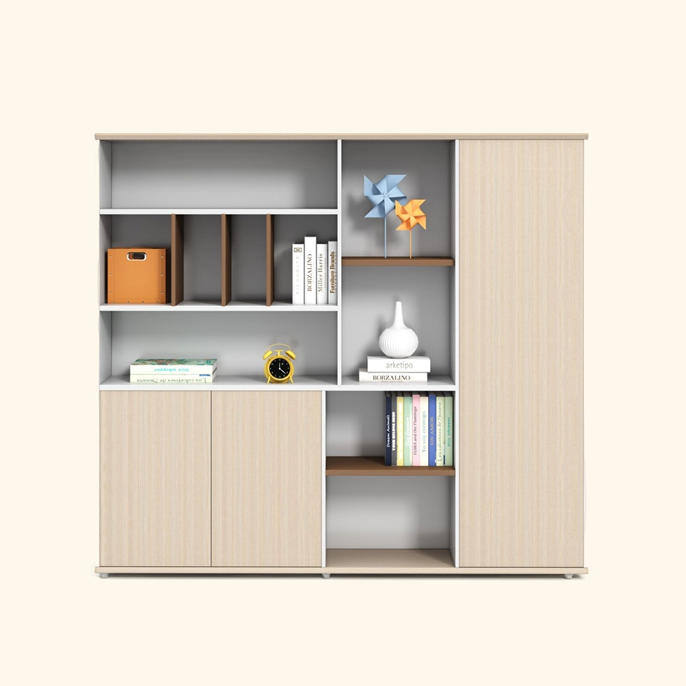 Schedari in legno per ufficio RY720W con cassetti multipli - Yousen 1