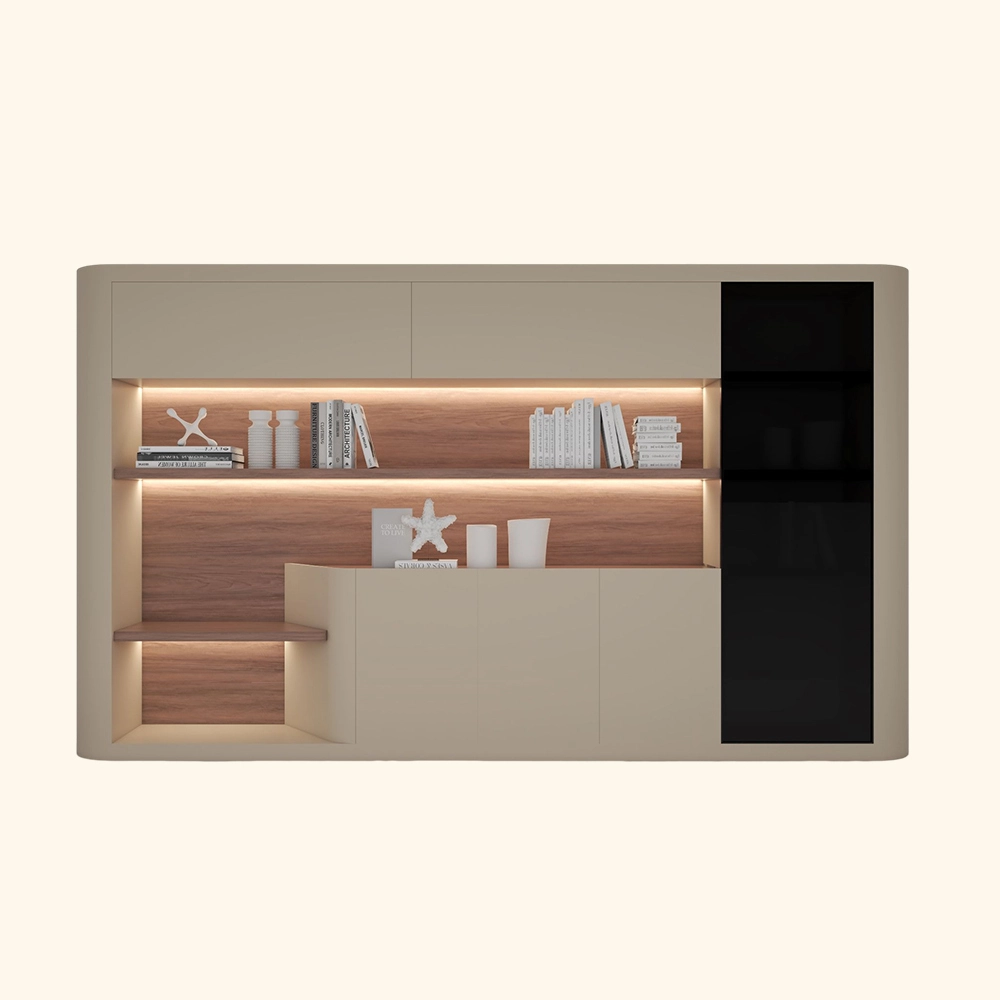 Uredski ormari za datoteke namještaj sa starinskim drvenim ukrasima RP834w -Yousen 1