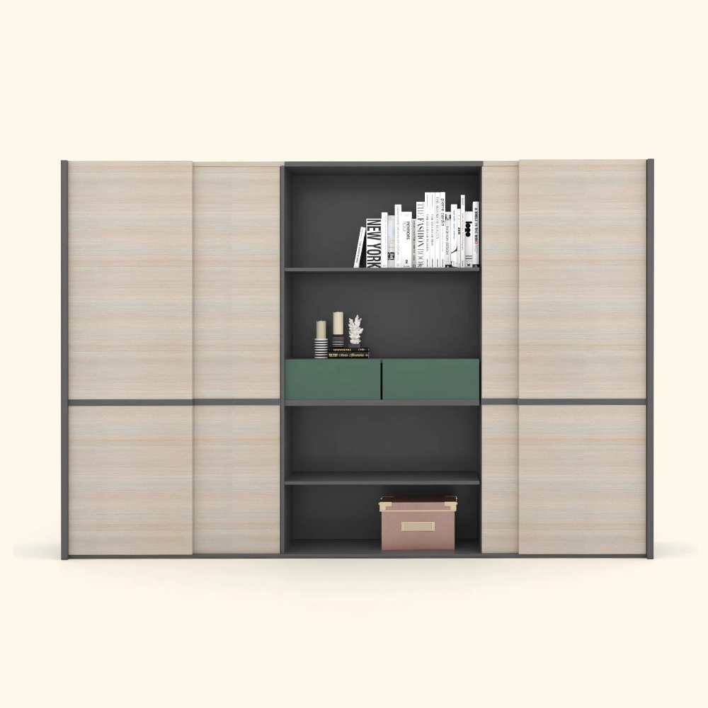 Сифати аълои мебели офисӣ мебели шкафи ҳуҷҷатӣ LT524W 1