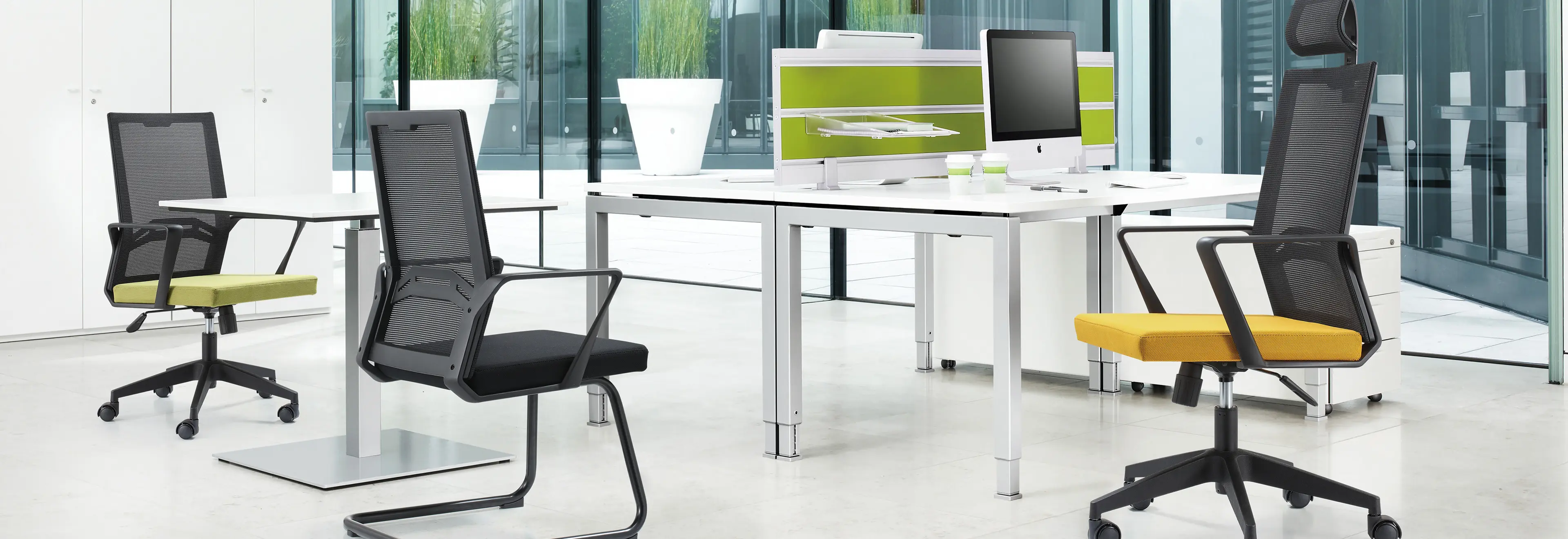 Efficient and Collaborative: The Advantages of a 3 Person Office Workstation 1