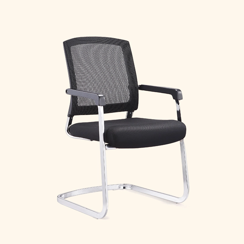 Silla de reunión minimalista moderna, cómoda y sedentaria, serie 808 1
