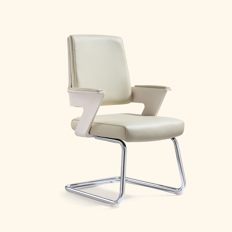 Легкий роскошный модный кожаный стул для встреч серии 836 1