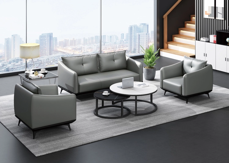 Модуларен канцелариски секционен тросед со приспособлива комбинација на седење и каучи 1