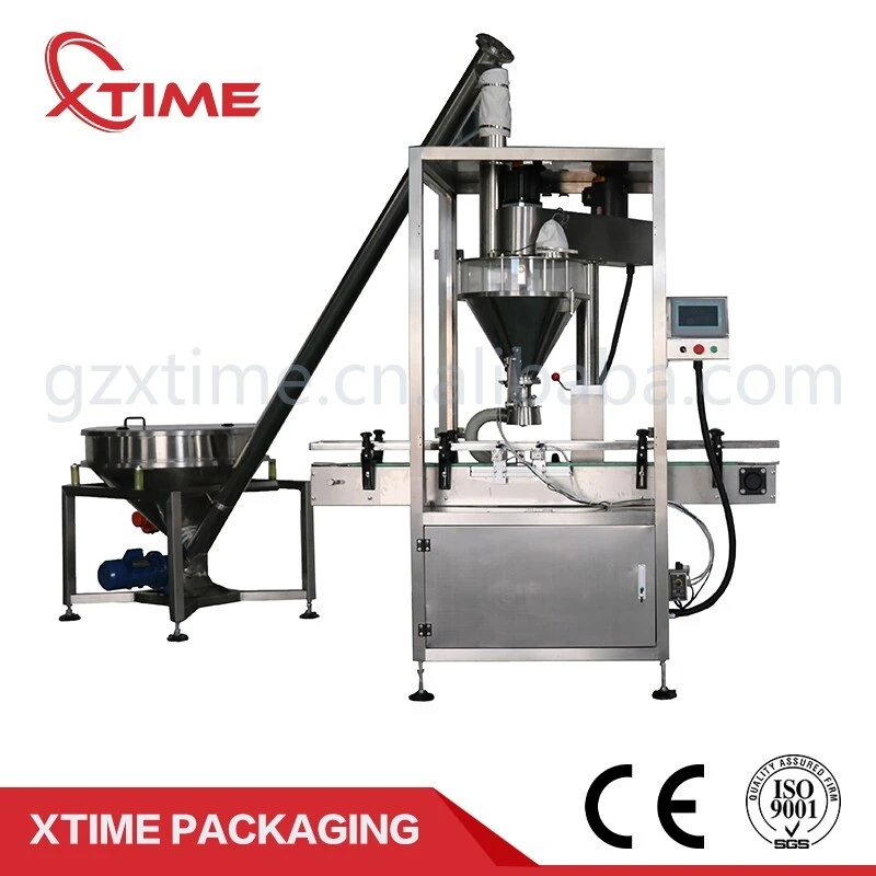 Automatic Powder Filling Machine for milk powder filling,since 1999 , over 10 years experience in doing packaging equipment 1