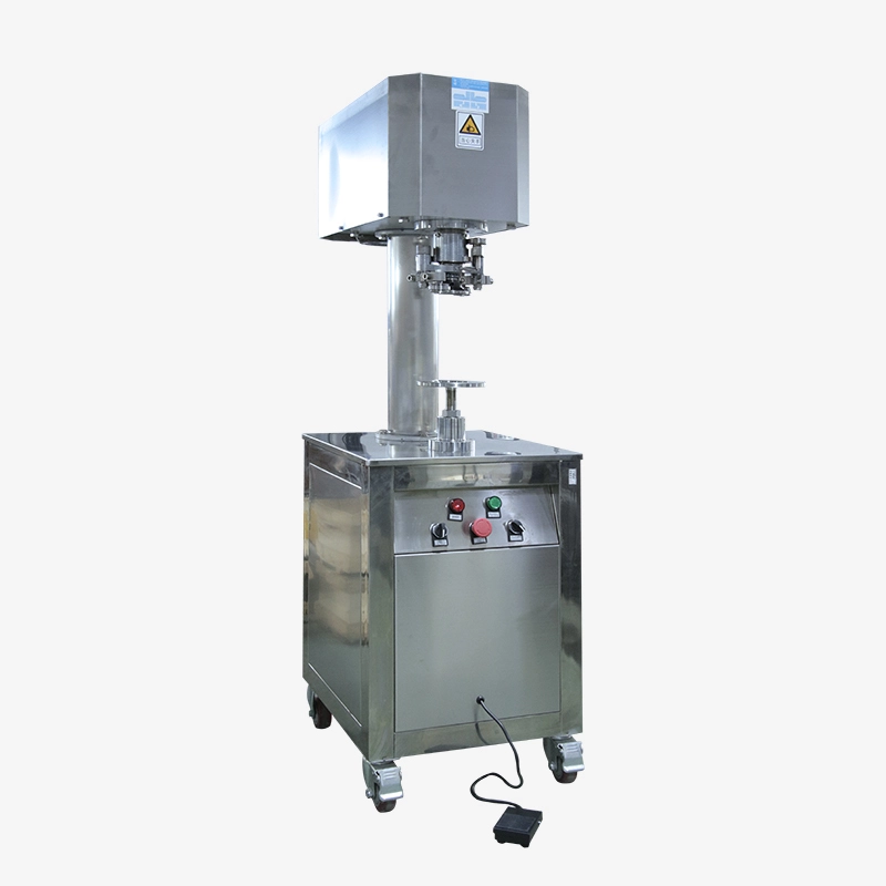CE approved Semi-automatic can body non-rotary can sealing machine 3